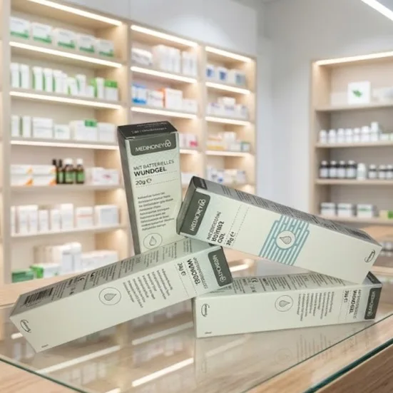 Etiketter, kartonger och bipacksedlar för läkemedel och hälsovårdsprodukter